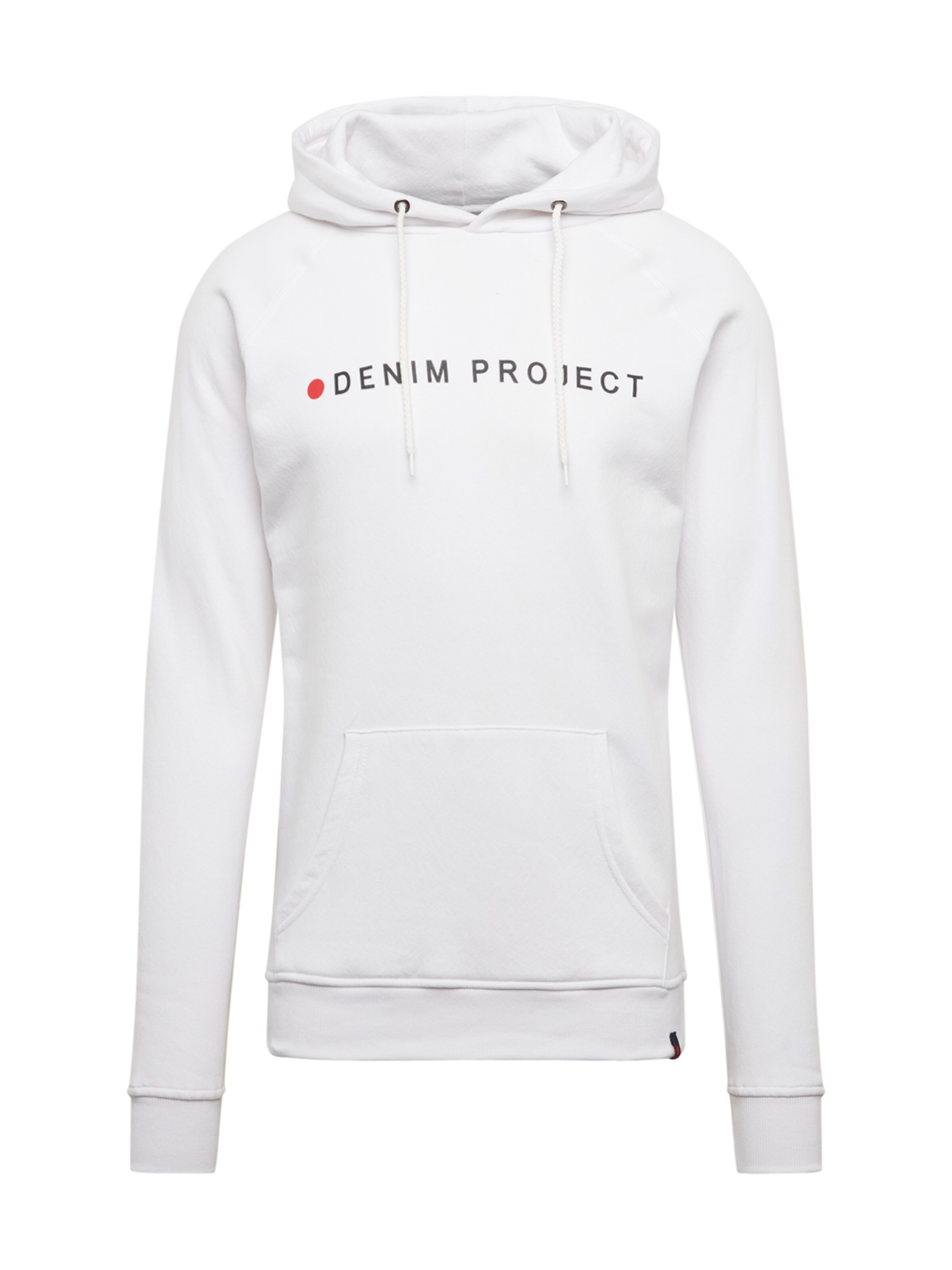 Denim Project Regular Fit Sweatshirt i hvid: forside