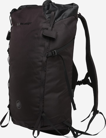 Rucsac sport 'Trion 18' de la MAMMUT pe negru: lateral