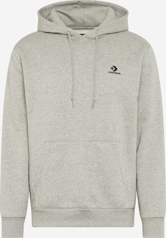 CONVERSE Sweatshirt in Grijs: voorkant