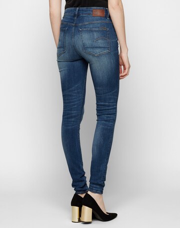 G-Star RAW Скинни Джинсы '3301 High Skinny Wmn' в Синий