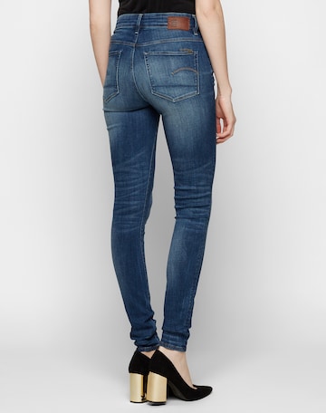 G-Star RAW Skinny Jeans '3301 High Skinny Wmn' i blå