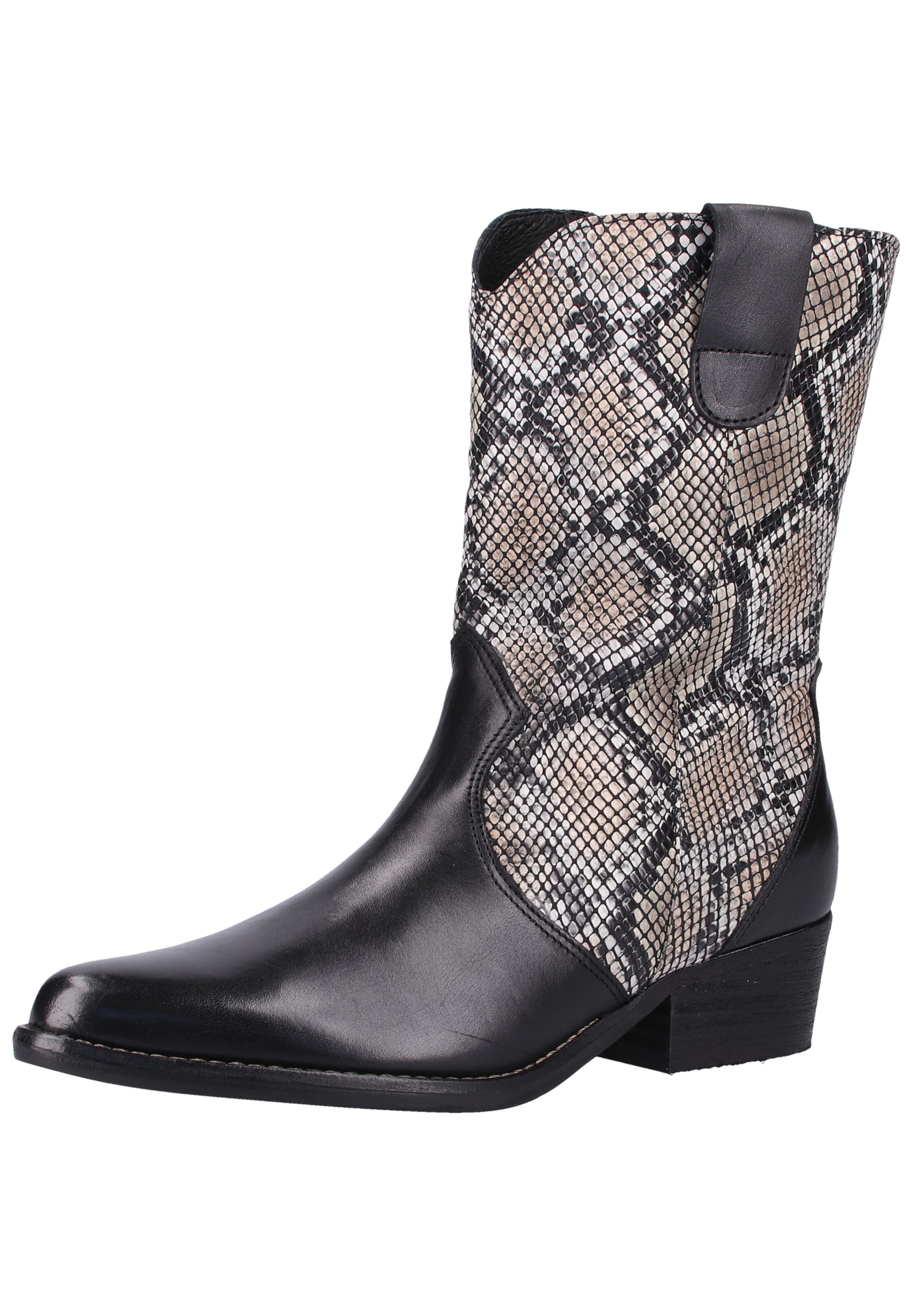 ILC Stiefelette in Schwarz: Vorderseite