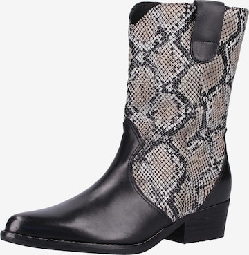 Bottes de cowboy ILC en noir : devant