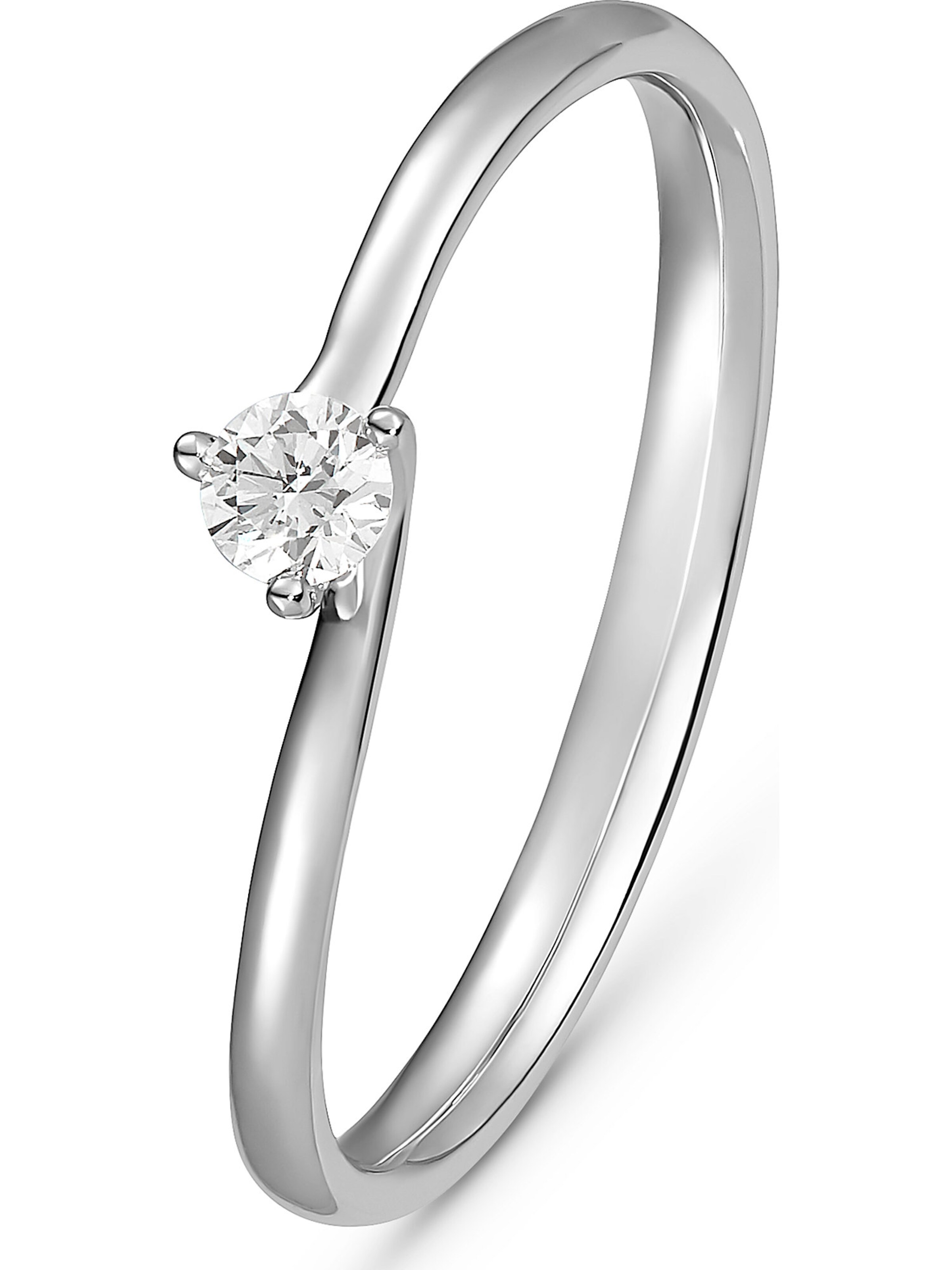 CHRIST Ring in Silber: Vorderseite