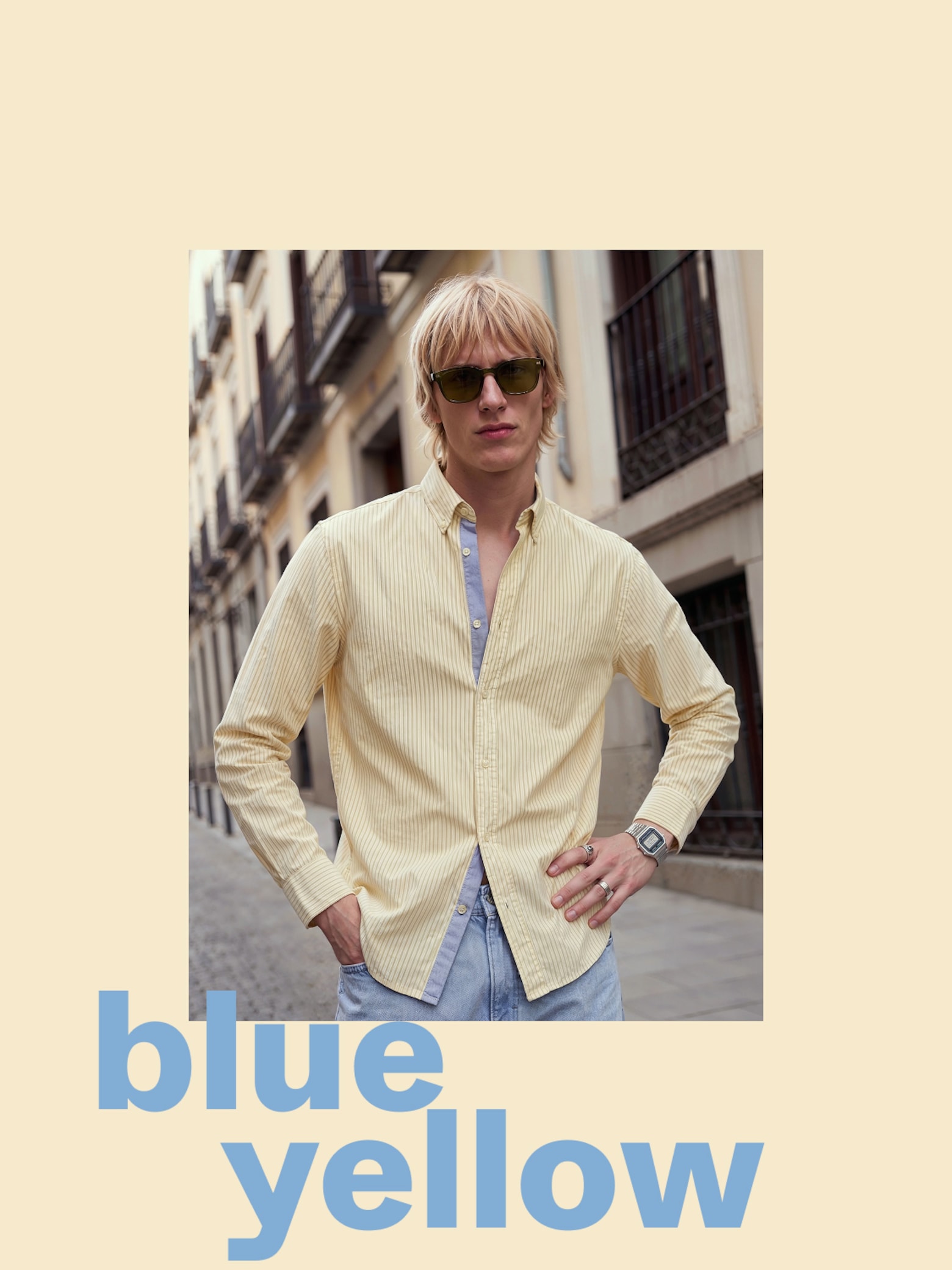The AY Style Edit - Butter Yellow Shirt and Denim Look