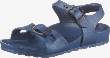 BIRKENSTOCK Sandals 'Rio' in Blue: front