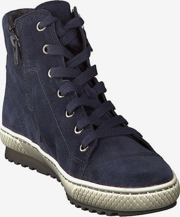 GABOR Lace-Up Ankle Boots in Blue