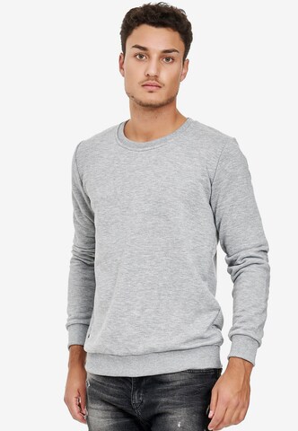 Redbridge Sweatshirt Bristol in schlichtem Design in Grau: predná strana