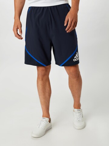 ADIDAS SPORTSWEAR Regular Sportbroek in Blauw: voorkant