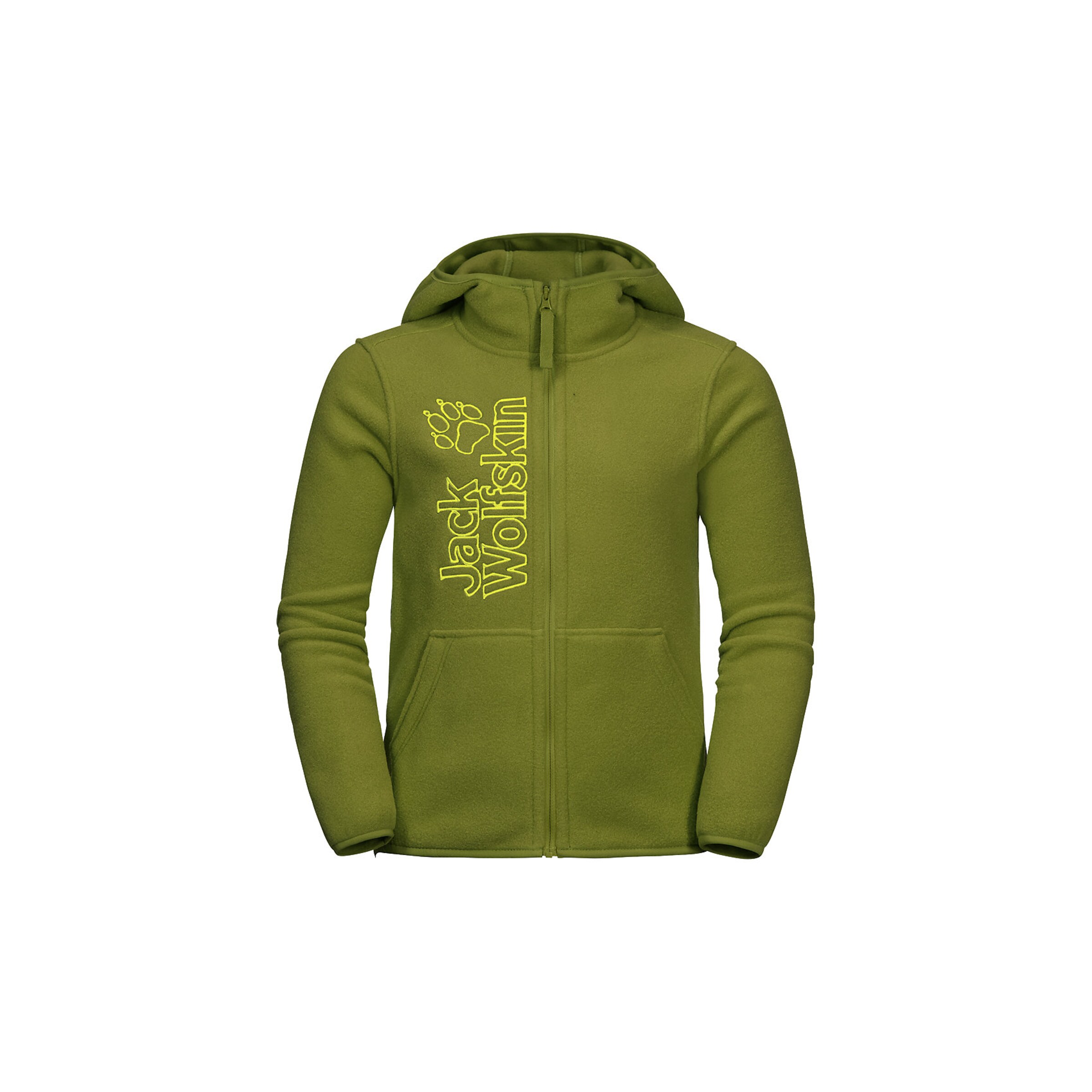 JACK WOLFSKIN - Fleecejacke 'Stony Peak' in apfel