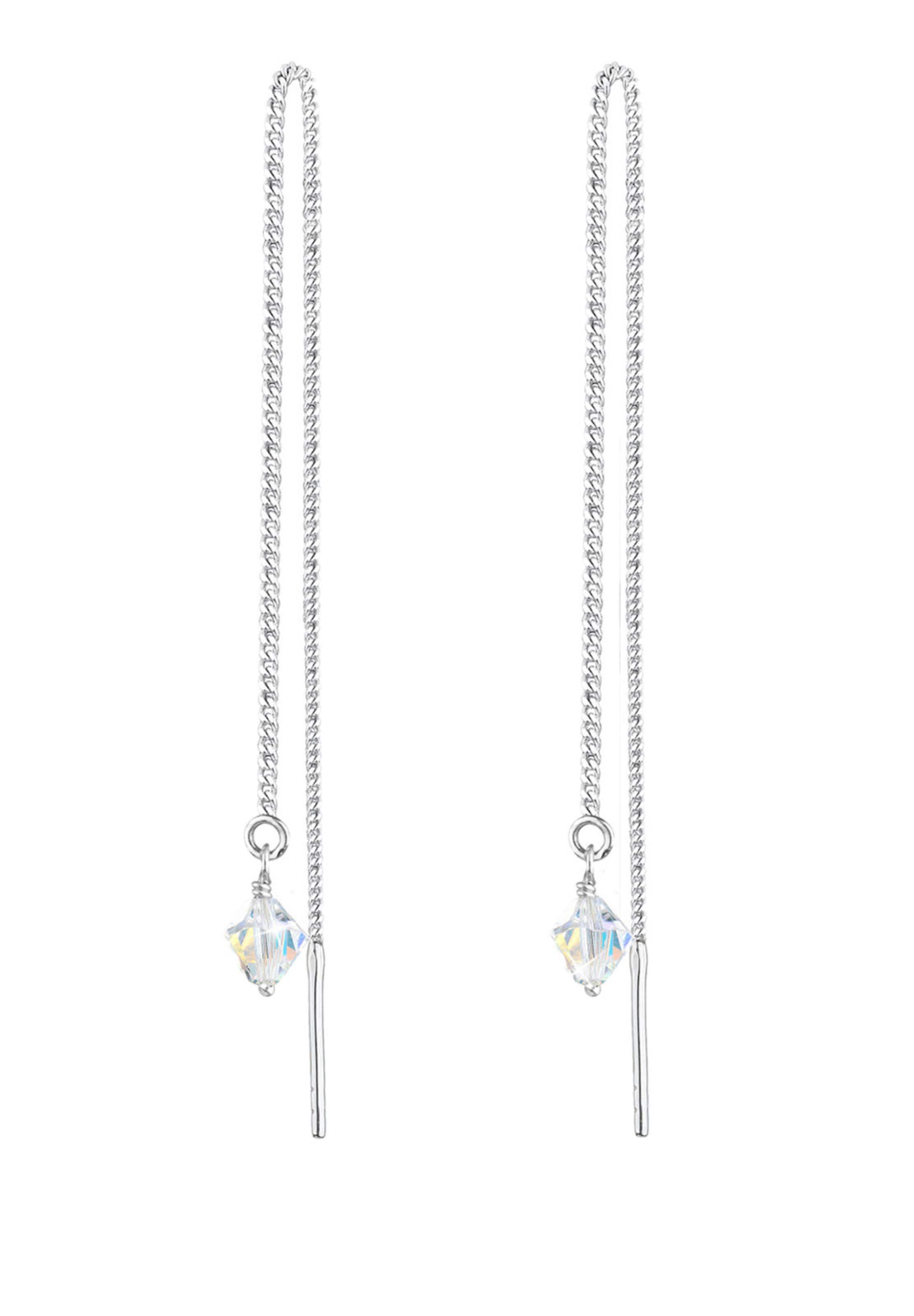 Boucles d'oreilles ELLI en argent : devant