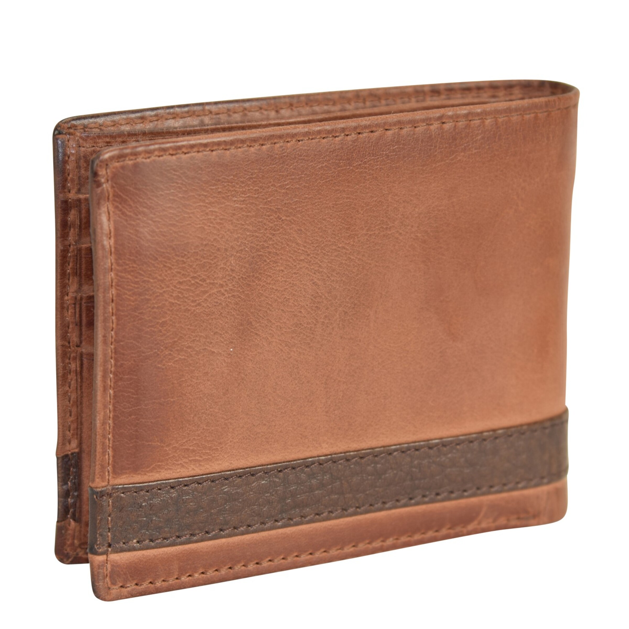 FOSSIL Portemonnee 'Quinn' in Bruin