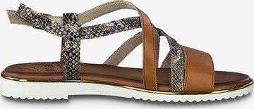 JANA Strap Sandals in Brown