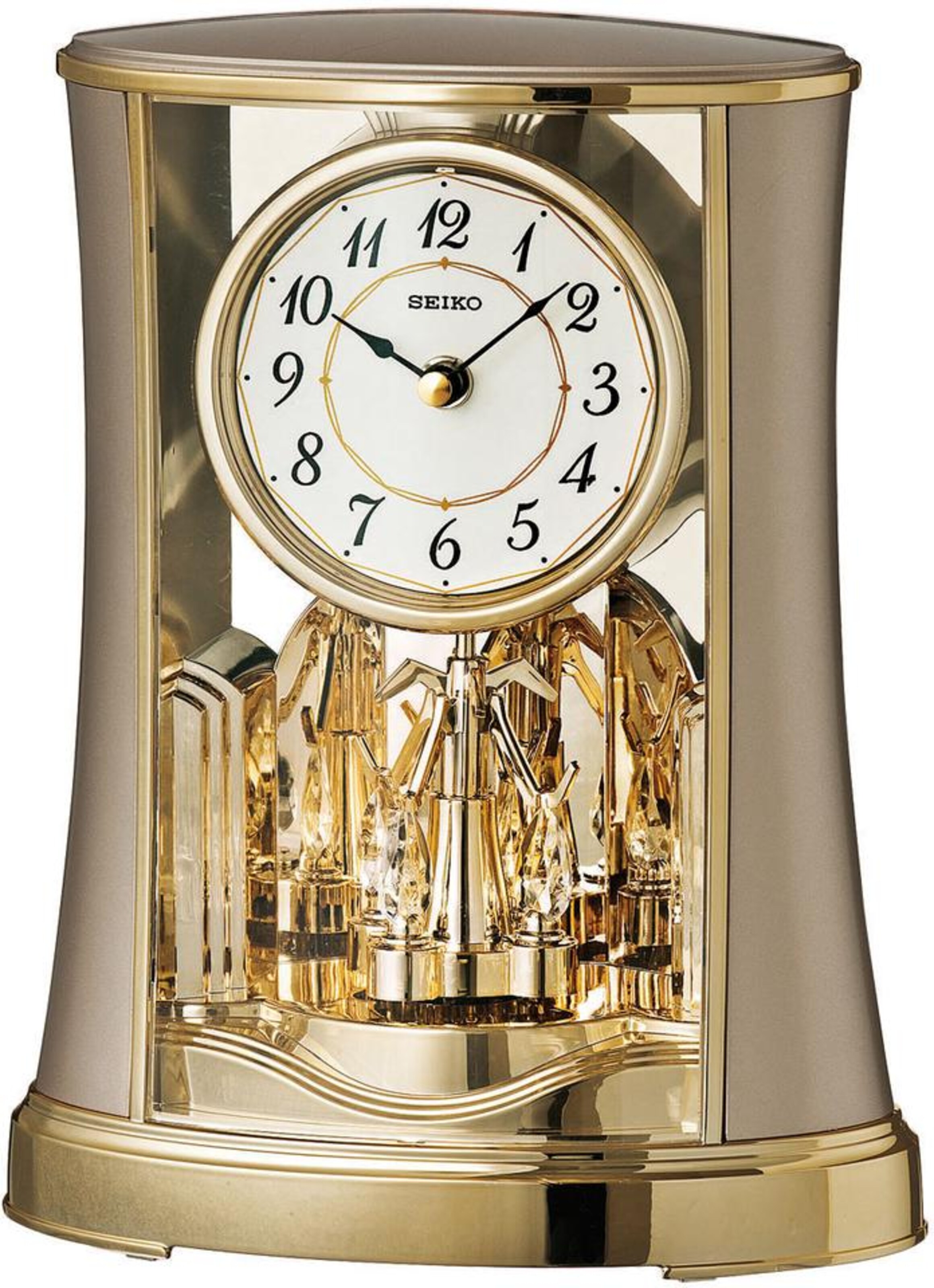 SEIKO Uhr 'QXN227G' in Gold: Vorderseite