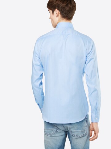 Slim fit Camicia 'Mark' di SELECTED HOMME in blu: dietro