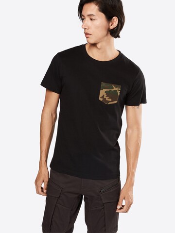 T-Shirt Urban Classics en noir : devant