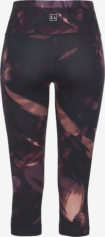 LASCANA ACTIVE - Skinny Calças de desporto em roxo