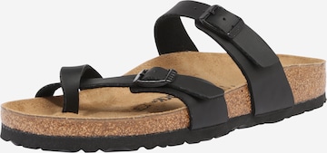 Tongs 'MAYARI' BIRKENSTOCK en noir : devant