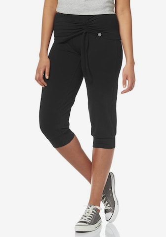 OCEAN SPORTSWEAR Regular Workout Pants in Black: front