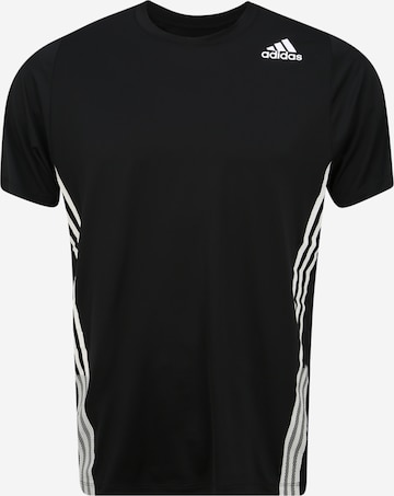 Tricou funcțional de la ADIDAS SPORTSWEAR pe negru: față