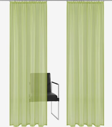 MY HOME Curtains & Drapes in Green: front