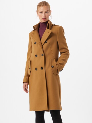DRYKORN Ανοιξιάτικο και φθινοπωρινό παλτό 'Harleston' σε καφέ: μπροστά