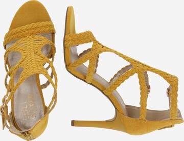 BULLBOXER Páskové sandály – žlutá