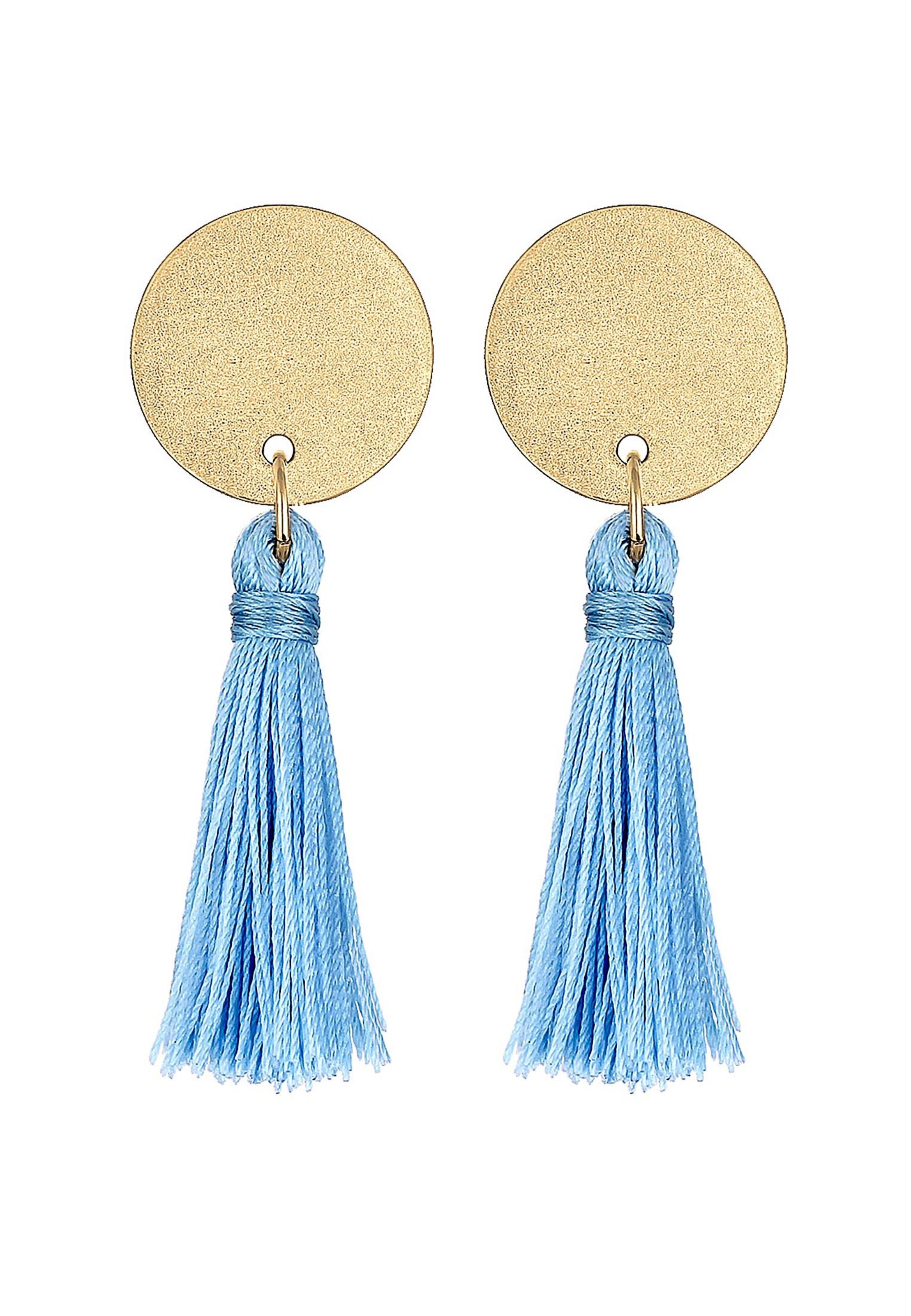 Boucles d'oreilles ELLI en bleu