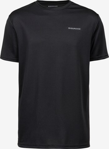 ENDURANCE Performance Shirt 'Vernon' in Black: front