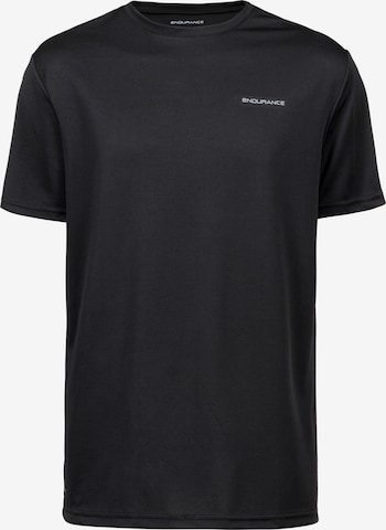 ENDURANCE Functioneel shirt 'Vernon' in Zwart: voorkant