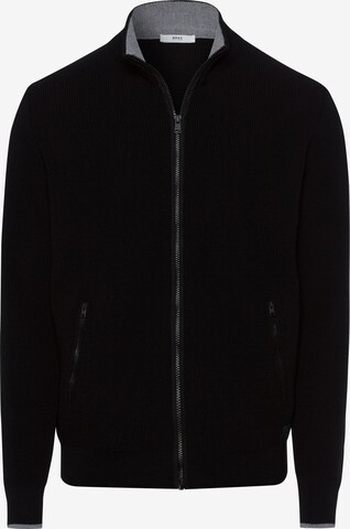 BRAX Knit Cardigan 'John' in Black: front