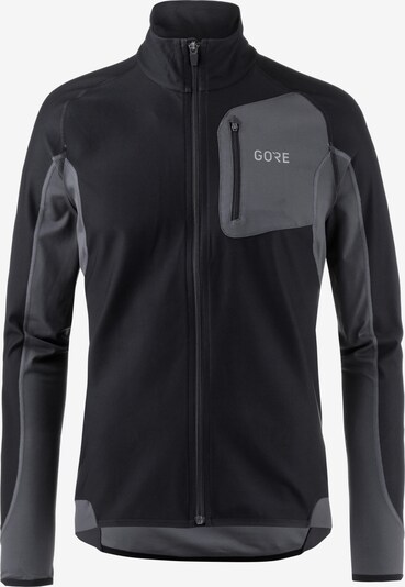 GORE WEAR Athletic Jacket 'R3 Partial WINDSTOPPER® GORE-TEX®' in Dark grey / Black, Item view