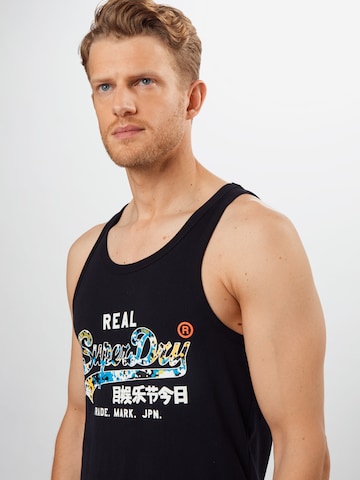 Superdry Regular Fit Tanktop in Schwarz