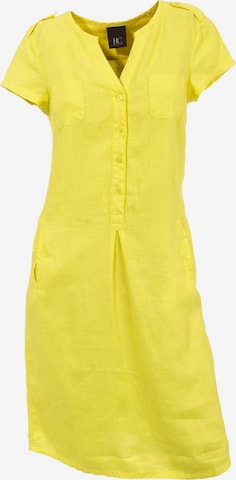 Robe-chemise heine en jaune : devant