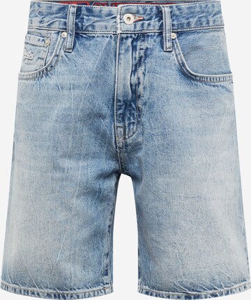 Superdry Regular Jeans 'Conor' in Blauw: voorkant