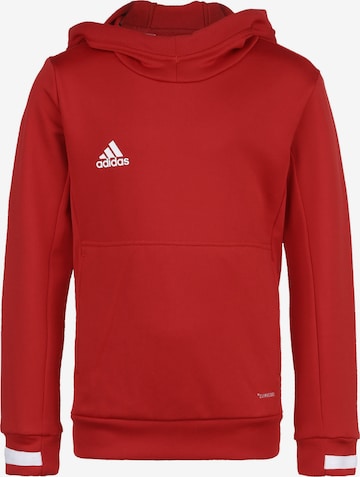 ADIDAS PERFORMANCE Athletic Sweatshirt 'Team 19' in Red: front