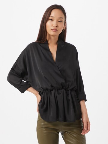 Unique21 Blouse in Black: front