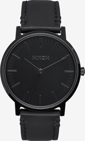 Nixon Analog Watch in Black: front