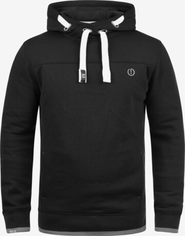 !Solid Sweatshirt 'Benjamin Hood' in Black: front