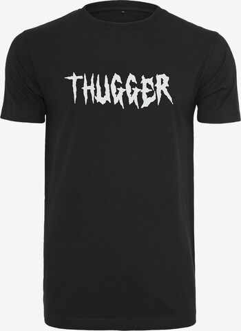 T-Shirt 'Thugger Childrose' Mister Tee en noir : devant