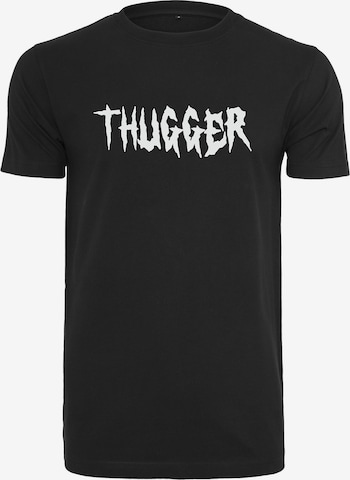 Mister Tee Shirt 'Thugger Childrose' in Zwart: voorkant