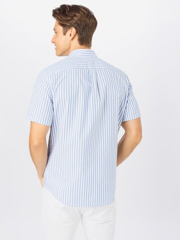 GAP Slim fit Button Up Shirt 'PERFORMANCE' in Blue