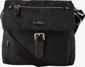 TOM TAILOR Crossbody Bag 'Rina' in Black: front