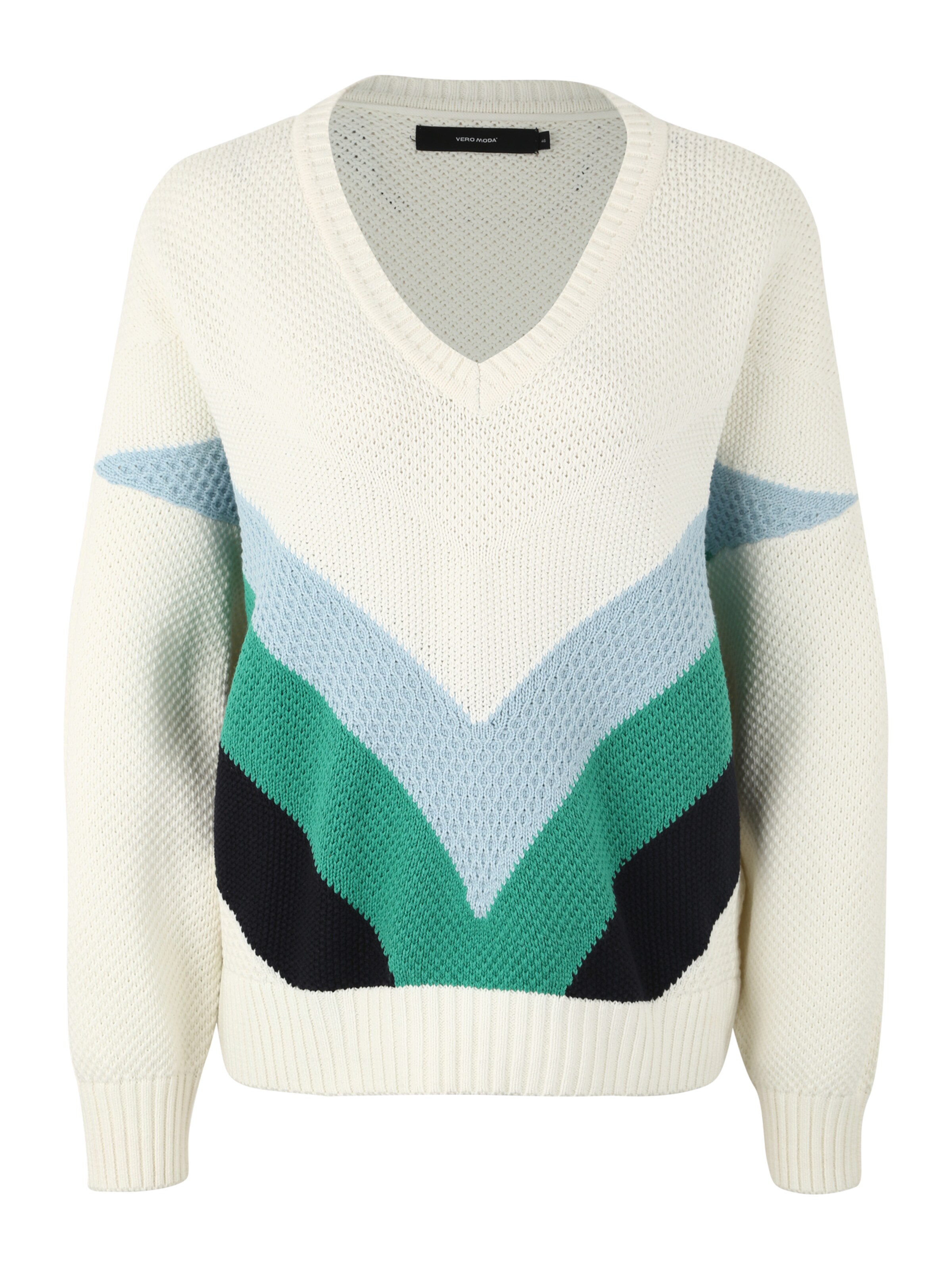 Vero Moda Curve - Trui 'OCEANE' in de kleur Lichtblauw