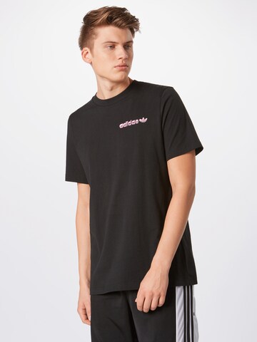 T-Shirt 'Tropical' ADIDAS ORIGINALS en noir : devant