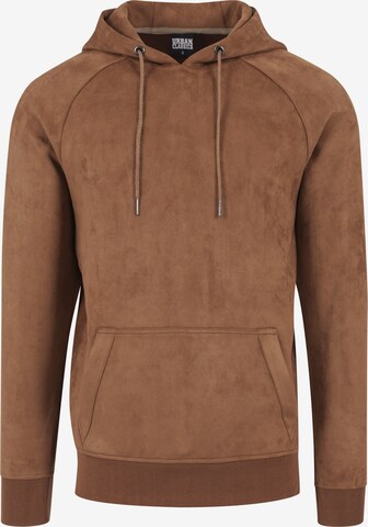 Urban Classics Sweatshirt in Brown: front