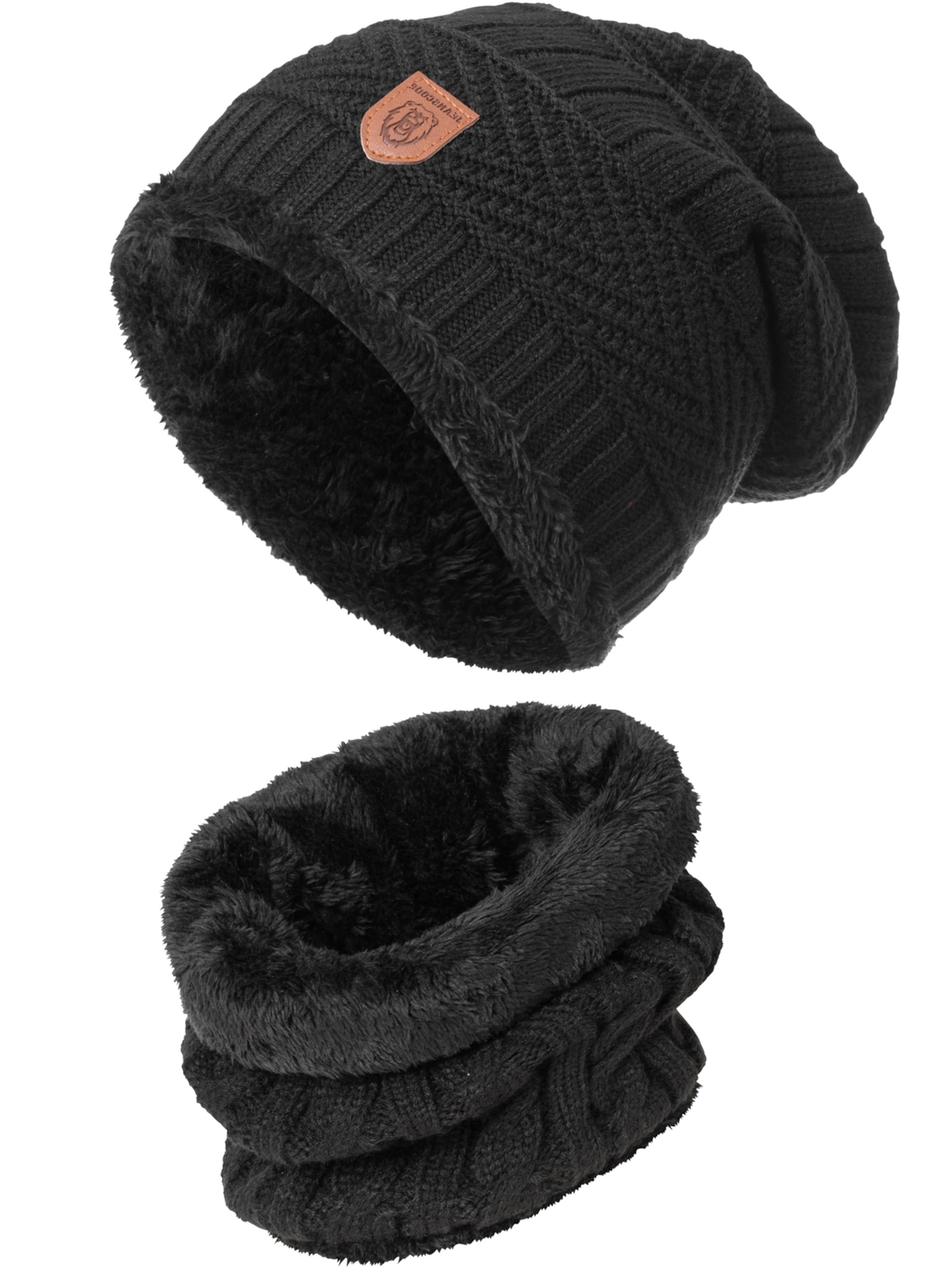 INDICODE JEANS Muts 'Siracusa Hoddie' in Zwart: voorkant