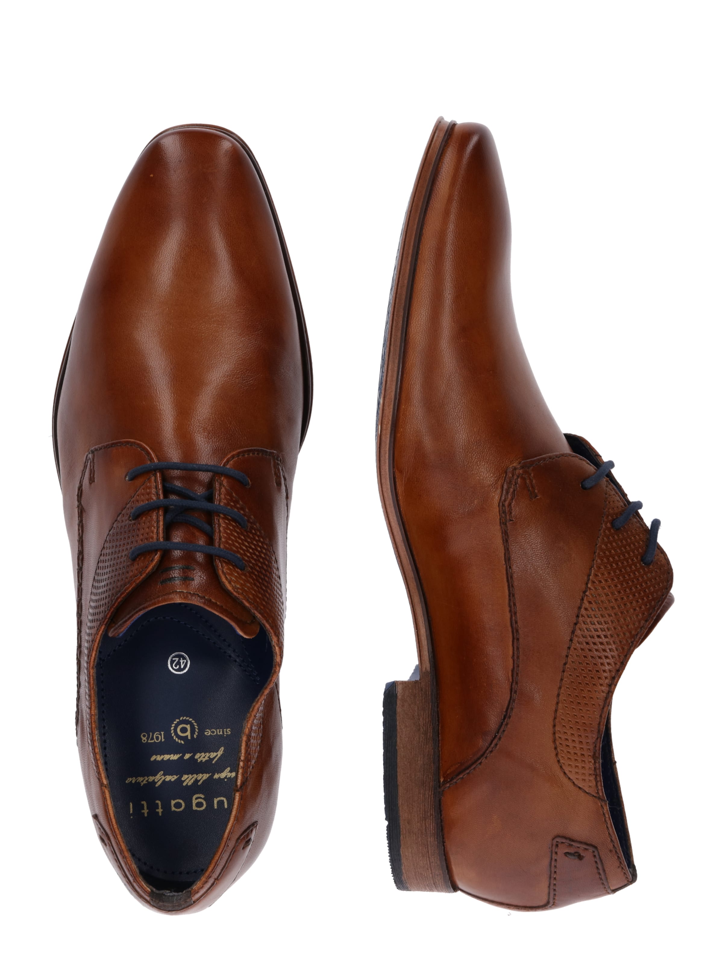 brūns bugatti Kurpes ar šņorēm 'Morino': no sāniem