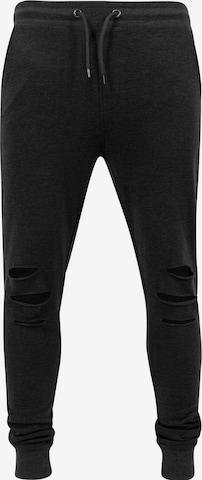 Urban Classics Broek in Grijs: voorkant