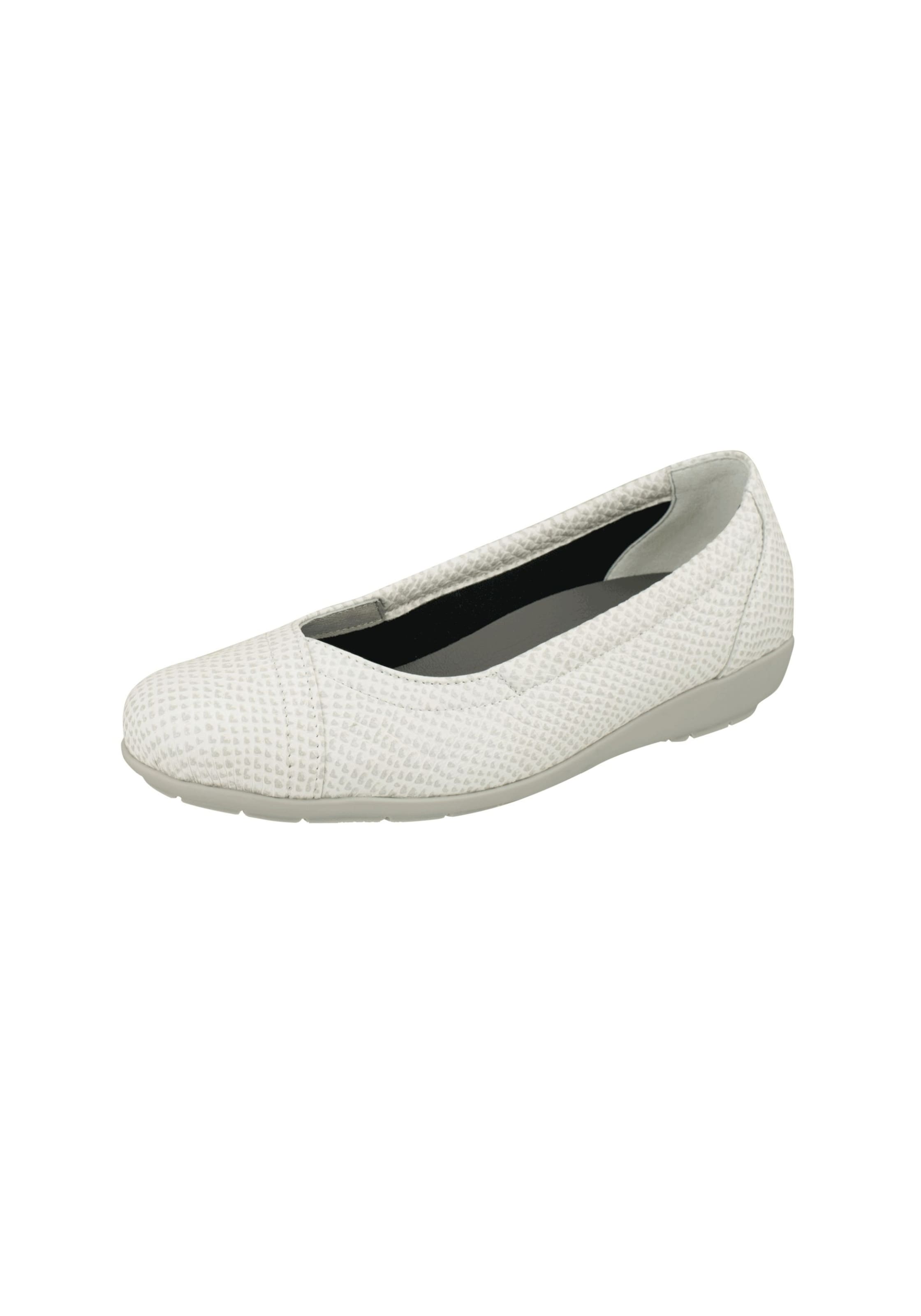 Natural Feet Ballerina 'Collien' in Weiß: Vorderseite